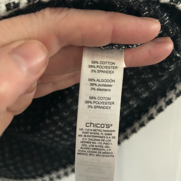 Sweet Houndstooth Envelope-Zip Collar Top BNWT SIZE 2 - Picture 3 of 5